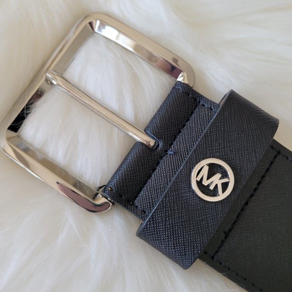 Michael Kors Womens Thick Elasticized Belt Sz S/M Black main image 9